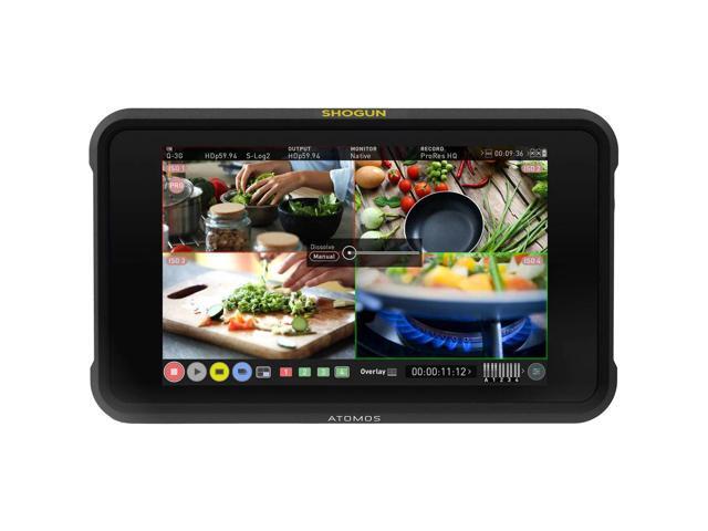 Atomos Shogun 7 HDR Pro/Cinema Monitor-Recorder-Switcher + EXT BATT + LED Light