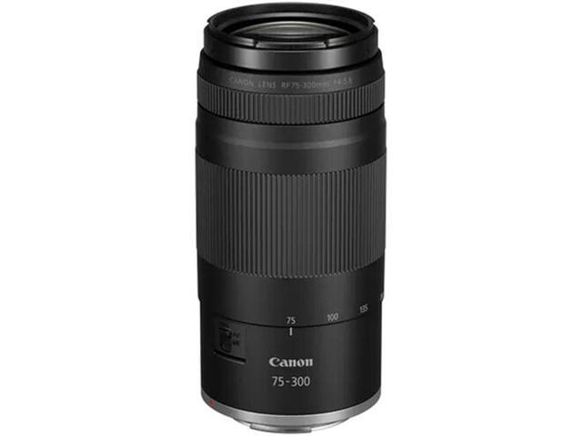 Canon RF 75-300mm f/4-5.6 Lens 7155C002 - 7PC Accessory Bundle