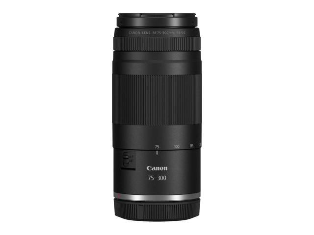 Canon RF 75-300mm f/4-5.6 Lens 7155C002 - 9PC Accessory Bundle