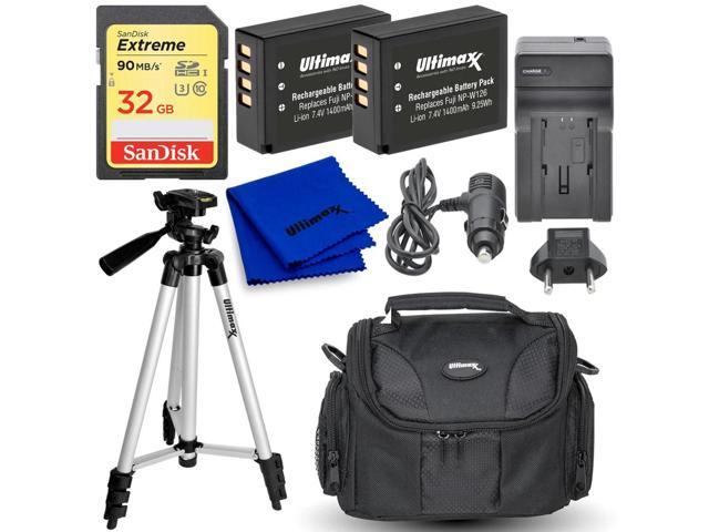 Battery Accessory Bundle Tripod Kit for Fujifilm X100VI XT50 XT30 II X-Pro3
