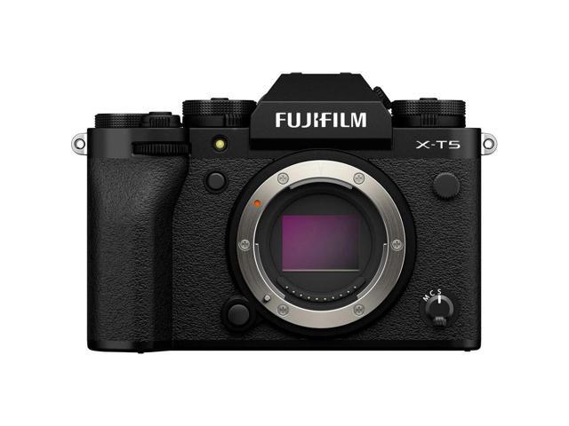 FUJIFILM X-T5 Mirrorless Camera (Body, Black) (KIT BOX) - 7PC Accessory Bundle