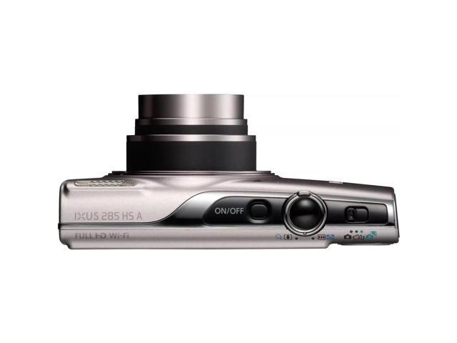 Canon IXUS 285 HS A Digital Camera (Silver) - 12PC Accessory Bundle