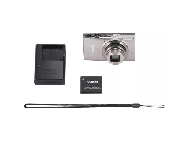 Canon IXUS 285 HS A Digital Camera (Silver) - 12PC Accessory Bundle