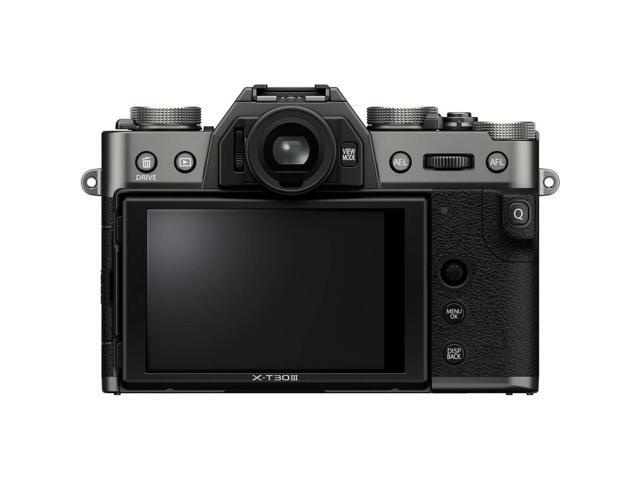 FUJIFILM X-T30 III Mirrorless Camera with 13-33mm Lens (Charcoal Silver) Bundle