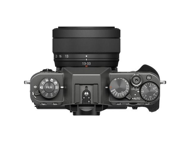 FUJIFILM X-T30 III Mirrorless Camera with 13-33mm Lens (Charcoal Silver) Bundle