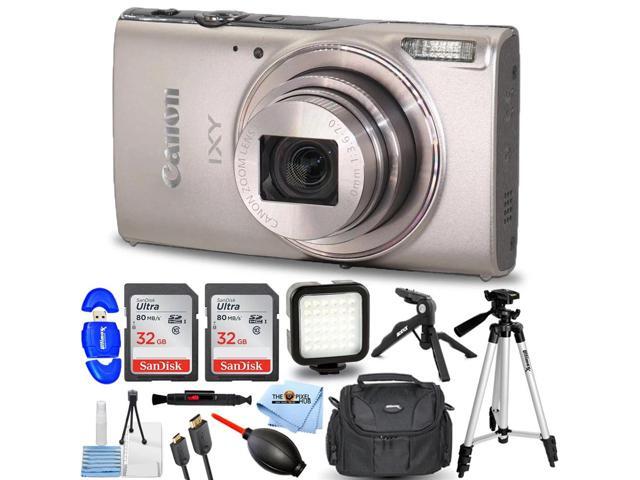 Canon Compact Digital Camera IXY 650 HS M (Silver) 7283C001 - 12PC Accessory Kit