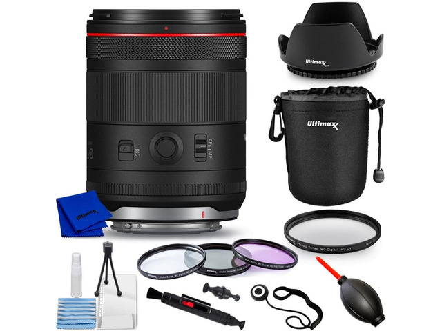 Canon RF 35mm f/1.4 L VCM Lens (Canon RF) 6710C002 - 10PC Accessory Bundle