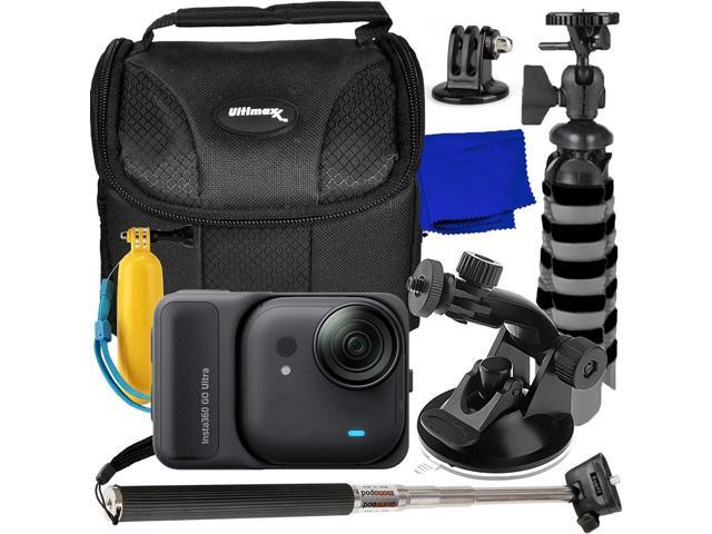 Insta360 GO Ultra Standard Bundle (Midnight Black) - 8PC Accessory Bundle