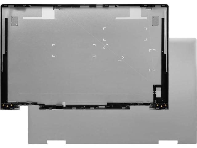 NUOLAISUN L93203-001 LCD Back Cover Rear Top Lid Housing Replacement for HP 15-EE 15T-EE 15-ED 15T-ED Silver