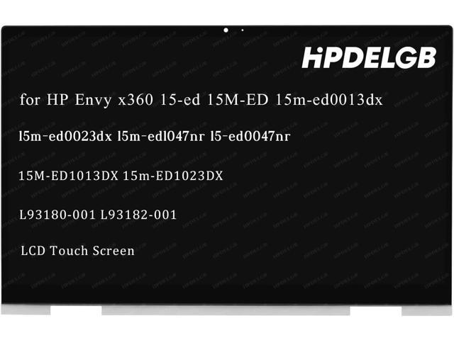 Replacement for HP Envy x360 15-ed 15M-ED 15m-ed0013dx 15m-ed0023dx 15m-ed1047nr 15-ed0047nr 15M-ED1013DX 15m-ED1023DX L93180-001 L93182-001 LCD...