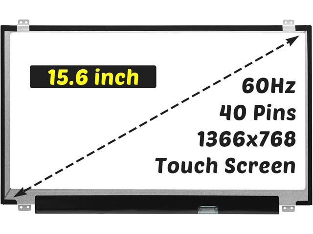 Replacement for Dell Inspiron 15-3000 LCD Screen 1366x768 15.6 inch 40 Pins 60Hz LED Display Digitizer Panel (for Touch Screen Only)