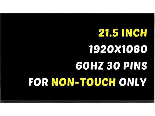 Replacement for HP 22-D 22-DD0224 LCD Screen 1920x1080 21.5' 30Pins LED Digitizer Display Assembly (for Non-Touch Screen Only)