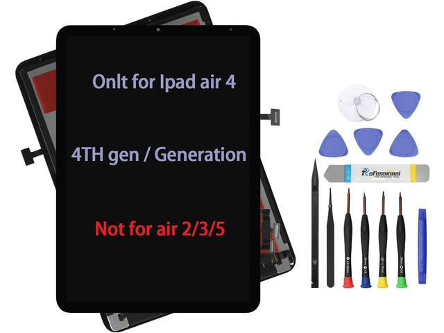 10.9' LCD Screen Replacement for iPad air 4 4th Generation 2020 A2072 A2324 A2316 A2325 Display LCD Assembly and Glass Touch Digitizer Premium...