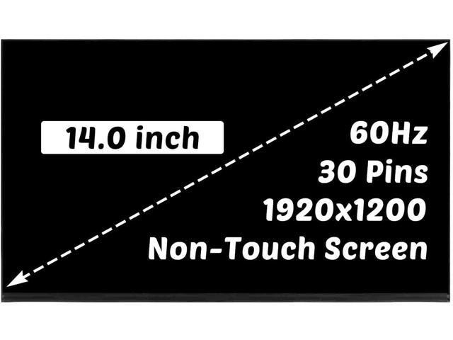 Replacement for Dell 14 DC14250 DC14255 14.0 inch 1920x1200 60HZ 30Pins LCD Non-Touch Screen Display Panel (for 1920x1200 Only)