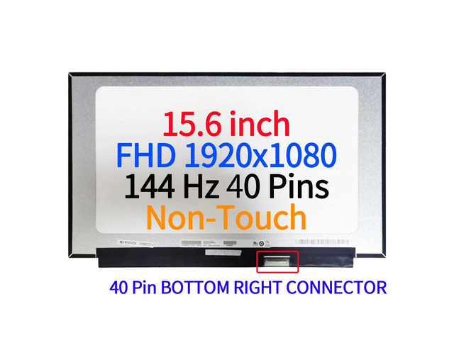 New 15.6' for B156HAN08.4 FHD 1920x1080 IPS Matte LCD LED Screen Display 144HZ
