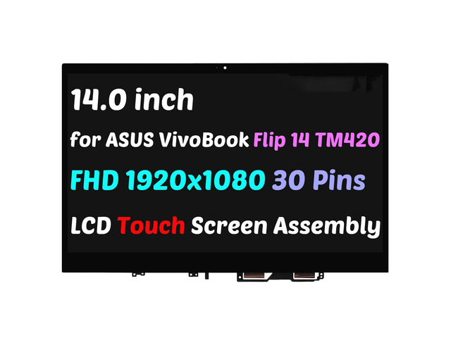 14' for ASUS VivoBook Flip 14 TM420U FHD LED LCD Touch Screen Display Assembly