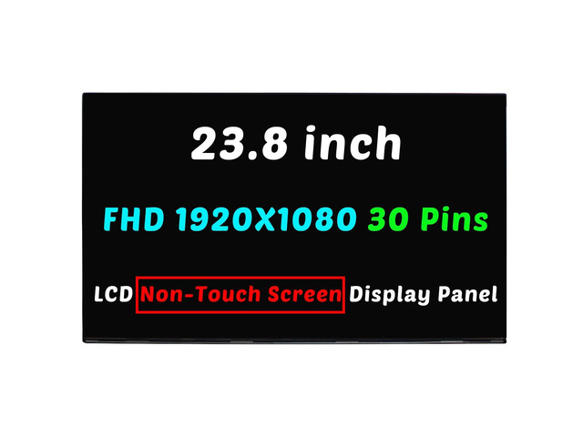 NEW for Lenovo 5D10W33942 FHD Non Touch LCD Display Screen Panel Replacement 23.8'