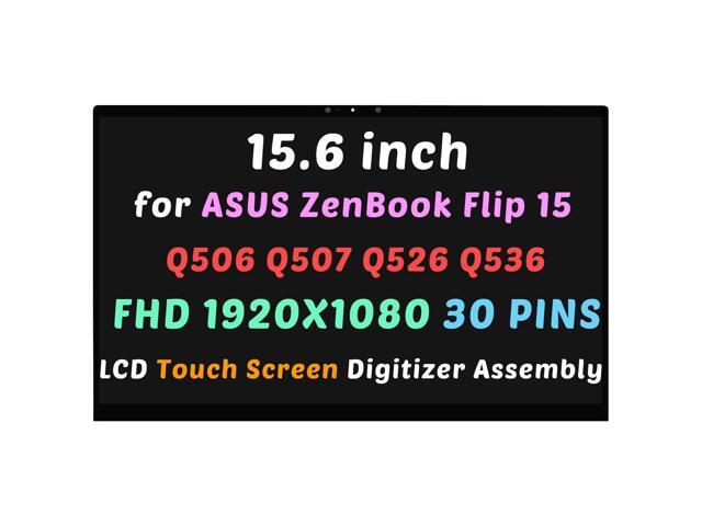 15.6 for ASUS ZenBook Flip 15 Q506 Q507 Q526 Q536 FHD LCD Touch Screen Assembly