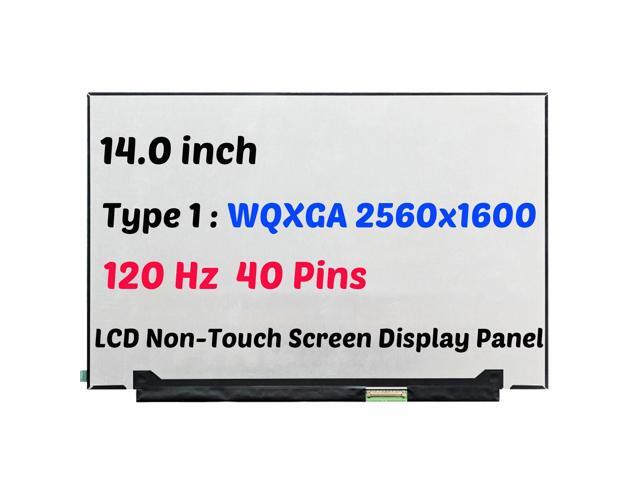 14' for NE140QDM-NX1 2560×1600 LCD Non-Touch Screen Display Panel 120Hz 40 Pins