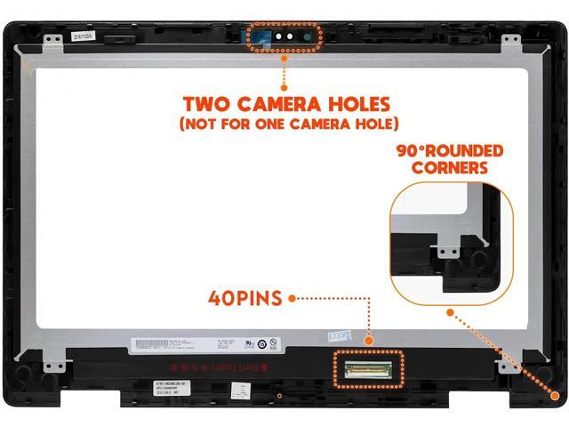 15.6' LCD Touch Screen for Dell 15 7569 02RMRP LP156WF7 (SP)(EC) Assembly Bezel