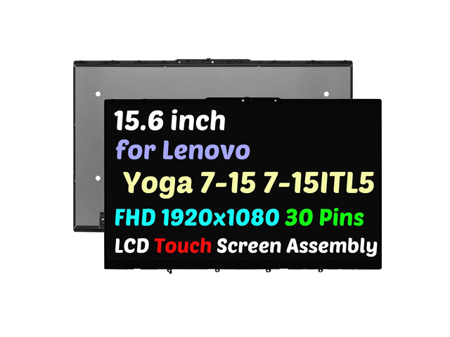 15.6' FHD LCD Display Touch Screen Assembly For Lenovo ideapad Yoga 7 15ITL5 5D10S39672