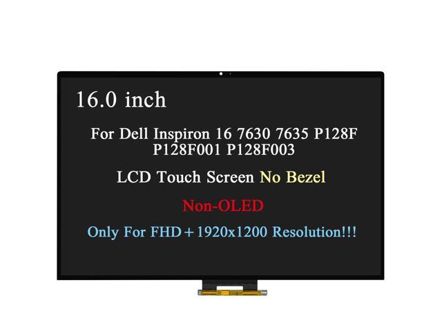 For Dell Inspiron 16 7630 7635 2-in-1 P128F FHD+ LCD Touch Screen Replacement