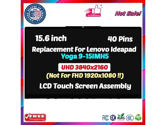 4K UHD for Lenovo Ideapad Yoga 9-15IMH5 LCD Display Touch Screen Assembly 40Pin
