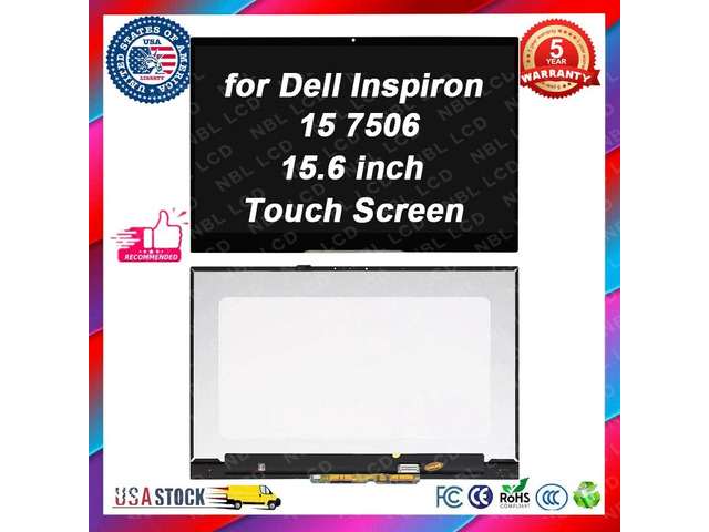 FHD LCD Touch Screen Assembly for Dell Inspiron 15 7506 2-in-1 P97F P97F005 New
