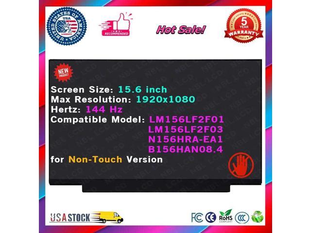 for Dell G15 5510 5511 5515 5520 5525 LCD Replacement FHD Non-Touch Screen 15.6'