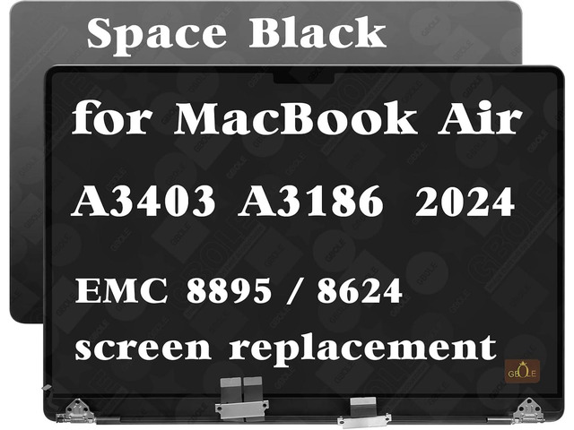 A3403 Screen Replacement for MacBook Pro M4 A3403 A3186 2024 16.0 inch EMC 8895 EMC 8624 661-18616 661-18618 Full LED LCD Screen Display Assembly...
