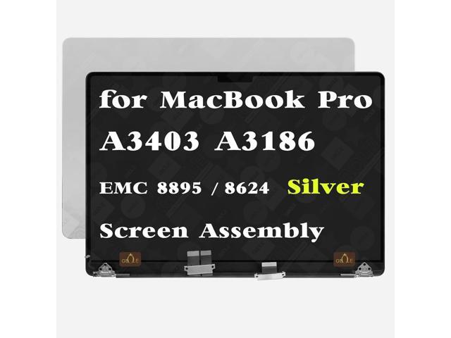 A3186 Screen Replacement for MacBook Pro M4 A3403 A3186 2024 16.0 inch EMC 8895 EMC 8624 661-18615 661-18617 3456 x 2234 Full LED LCD Screen...