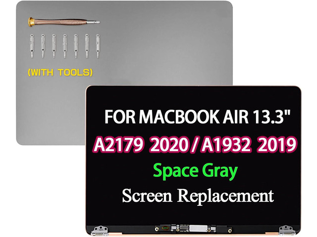 13.3' for MacBook Air Retina 2020 A2179 EMC 3302 MVH22 MVH42 MVH52 MWTJ2 MWTK2 MWTL2 LCD Screen Replacement Display Full Top Complete Assembly...