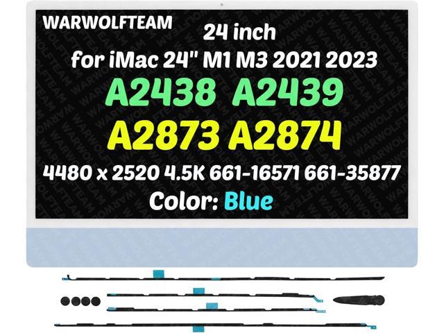 Compatible with iMac A2438 A2439 A2873 A2874 M1 M3 2021 2023 All in One Retina EMC 3663 3664 8206 8207 24' 4.5K LCD Display Screen Assembly...