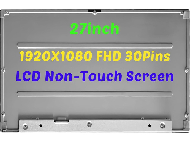 Screen Compatible with HP Pavilion 27-Q 27-R 27-R113UR 27-R114 27-R114NB 27inch 1920X1080 FHD 30Pins 60Hz LCD LED Screen Display Panel(Non-Touch)