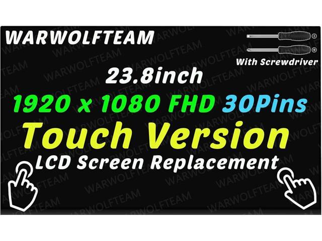 Screen Replacement for ASUS Zen 24 M5401WU M5401WUA M5401WUA-DS503 All in One 23.8inch 30Pins 1920 x 1080 LCD LED Touch Screen Display Panel(Only...