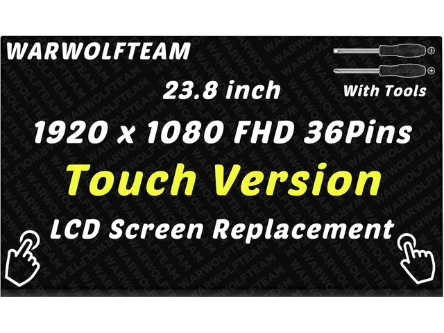 Compatible with HP EliteOne 800 840 G9 All in One N08198-001 23.8in 36Pins FHD Display LCD LED Replacement Screen Digitizer Panel(On-Cell Touch)