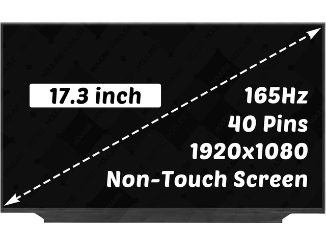 Replacement for Acer Nitro 17 AN17-41 AN17-41-R8N5 AN17-41-R6L9 AN17-41-R0Q7 AN17-41-R80X 17.3' 165HZ 40 Pins LCD Non-Touch Screen Display...