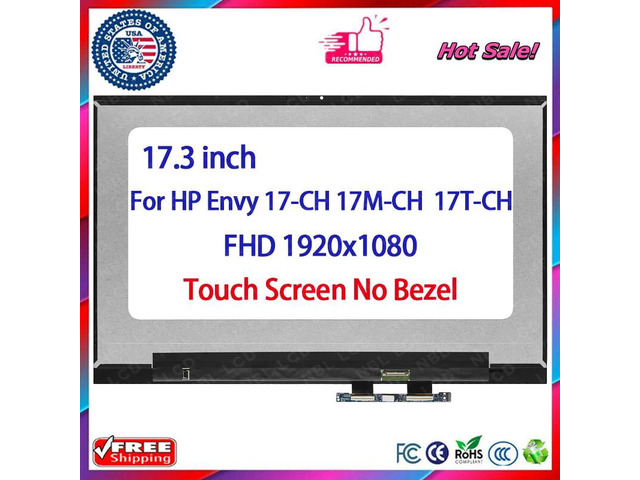 For Hp Envy 17-CH LP173WF5-SPB4 17.3' FHD LCD Touch Screen Display M45769-001