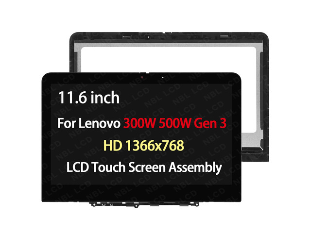 for Lenovo 300w 500w Gen 3 LED LCD Touch Screen Assembly 5M11F29041 5M11F29042