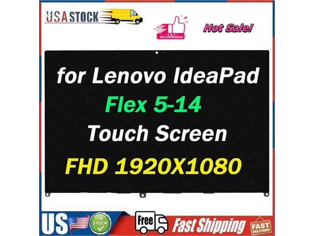 New for Lenovo IdeaPad Flex 5-14ARE05 81X20005US 81X20007US LCD Display Touch Screen