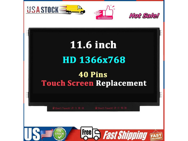11.6' for HP Fortis 11 G9 Q chromebook HD LCD Touch Screen Replacement Display