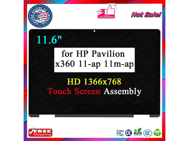 L52049-001 LCD Touch Screen For HP Pavilion x360 11m-ap 11m-ap0000 11m-ap0xxx