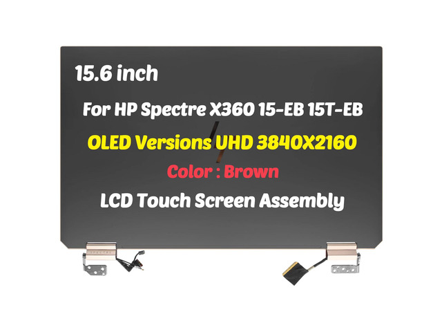 UHD OLED 15.6' for HP Spectre 15-EB0000 15T-EB000 Touch LCD Screen Assembly New