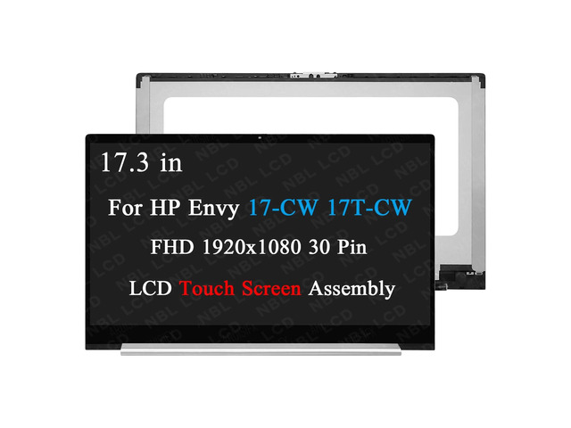 New For HP Envy 17-CW0023DX 17T-CW100 17-CW000 LCD Touch Screen Display Assembly