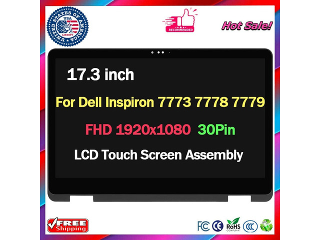 Y3GHM 0Y3GHM For Dell Inspiron 17 7773 7778 7779 LCD Touch Screen Replacement