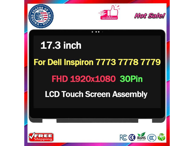 For Dell Inspiron 17 7773 7778 7779 TD4RJ 0TD4RJ LCD Touch Screen Assembly Bezel
