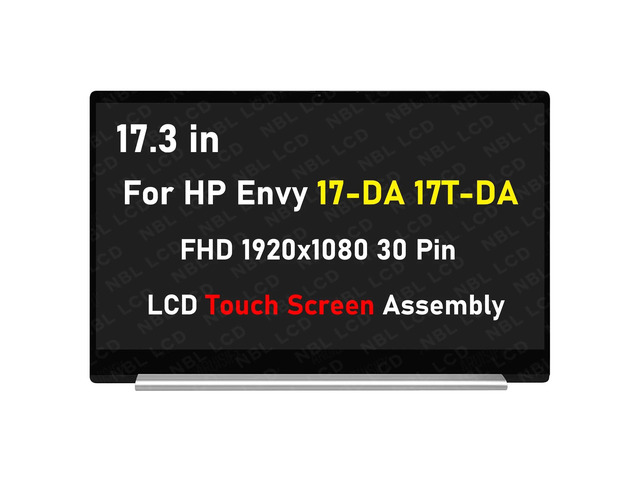 N87242-001 For HP Envy 17-DA0013DX FHD LCD Touch Screen Assembly Replacement