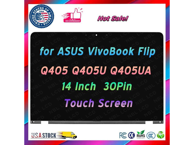 14' for ASUS VivoBook Q405UA-BI5T5 Q405UA-BI5T7 LCD Display Touch Screen FHD