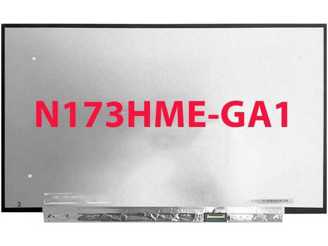 165Hz Screen Replacement N173HME-GA1 REV. C1 REV. B1 CMN1770 KL.1730D.011 for Dell X17 R2 P48E PN 01155W 0CXX24, 17.3' 40pin Narrow FHD Matte IPS,...