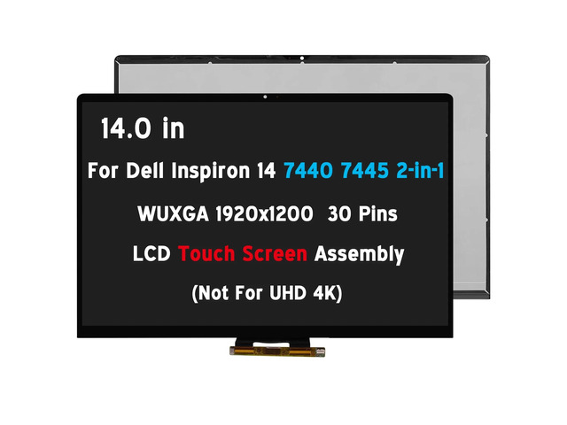 14' for Dell Inspiron 7440 7445 2-in-1 LCD Touch Screen Replacement VDWC3 9JKP0